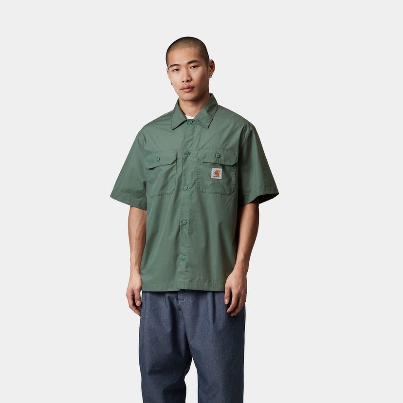 Srajce Carhartt WIP Carhartt WIP Craft Short Sleeve Shirt Zelena | I035232_9