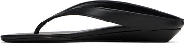 Obleke Loulou de Saison Loulou de Saison Coda Nappa Leather Wedge Sandals Črna | CODA, 2