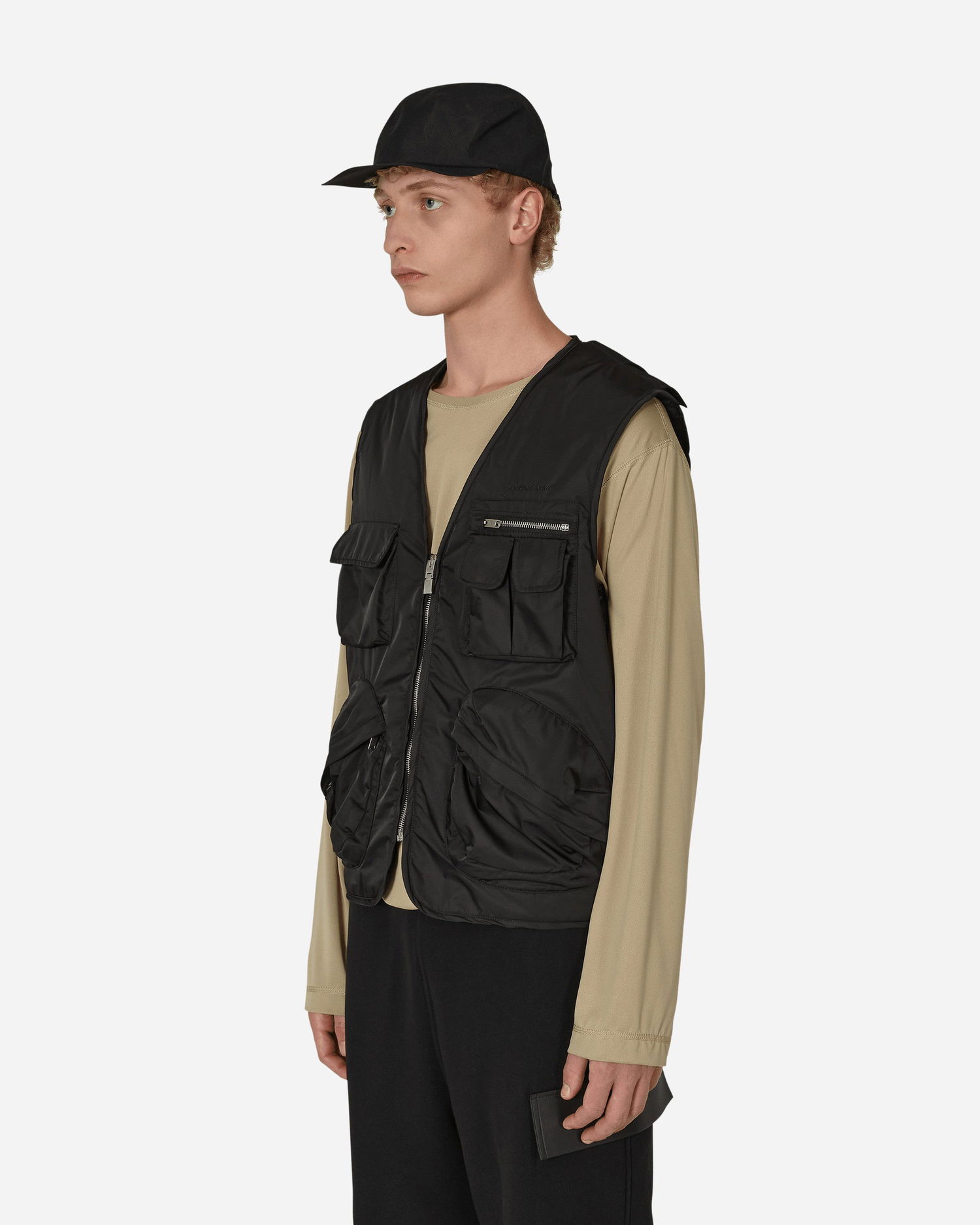 Telovnik Givenchy Multipockets Nylon Vest Črna | BM00Z613YT 001, 1