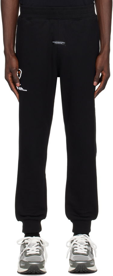 Trenirka AAPE by A Bathing Ape AAPE by A Bathing Ape Main Sweatpants Črna | AAPPTMB637XXNBKX, 0
