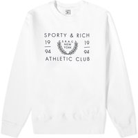 Pleteni pulover Sporty & Rich SRAC Crew Sweat Bela | CRAW2334WH, 1