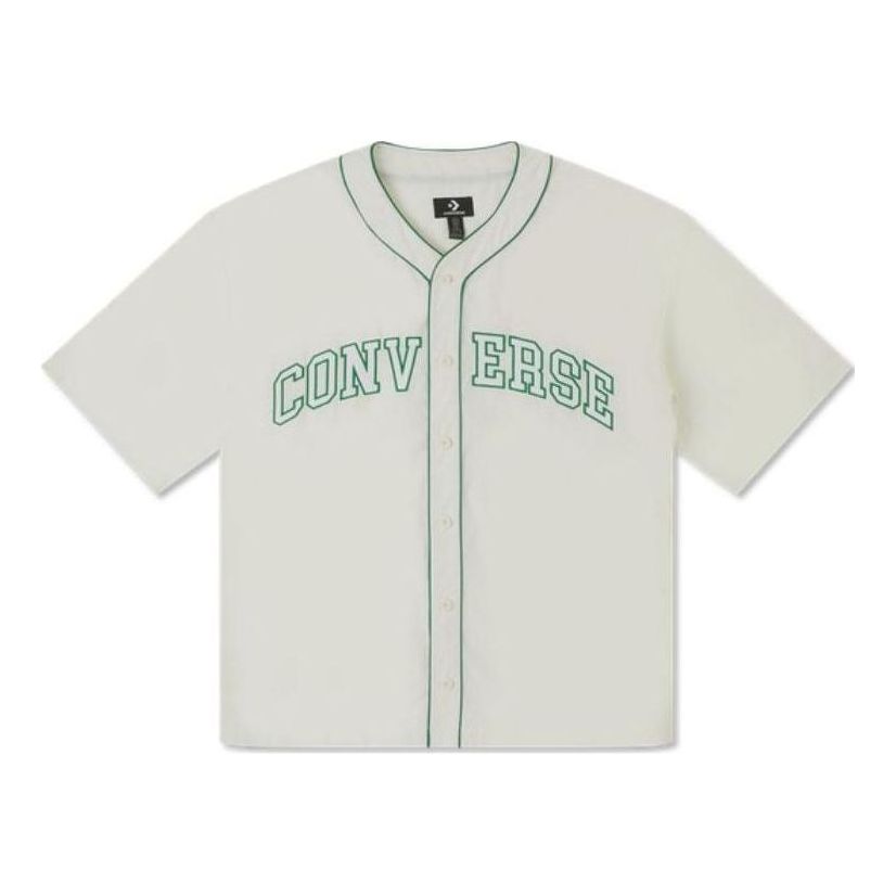 Majica Converse Baseball Jersey Shirt Bela | 10027220-A01