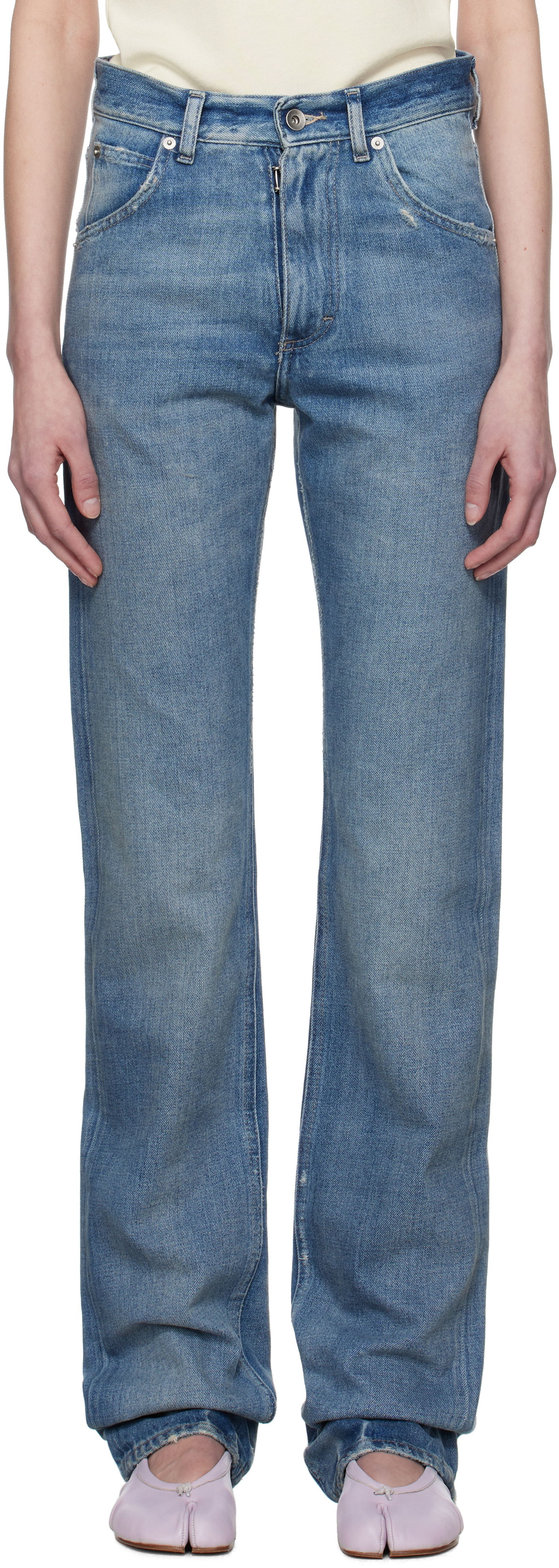 Kavbojke Maison Margiela Maison Margiela 5 Pockets Jeans Modra | S51LA0177 S30383, 0