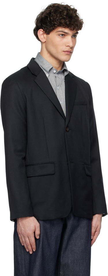 Jakna A.P.C. Single-Breasted Blazer Črna | WOAPO-H03136, 1