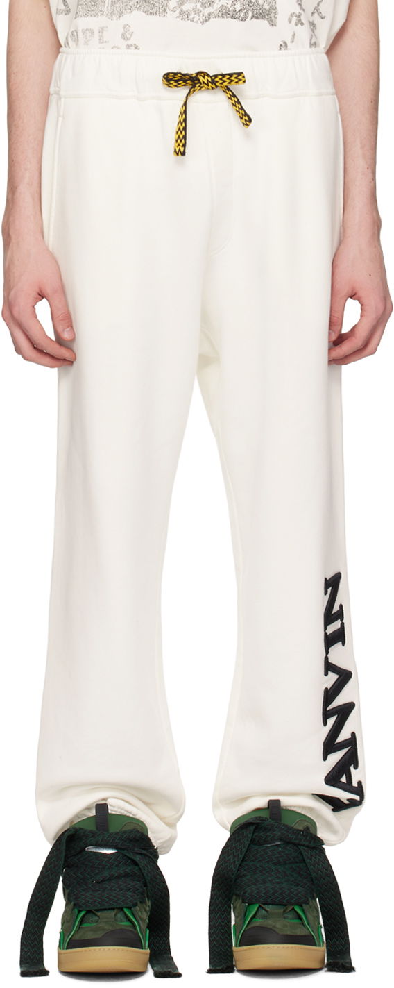 Trenirka LANVIN Future Edition Sweatpants Bela | RU-TR0060-J115-P24