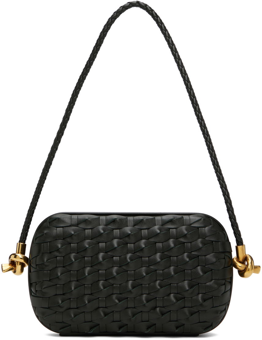 Torba za čez ramo Bottega Veneta Knot On Strap Clutch Zelena | 717623 V3AC1, 0