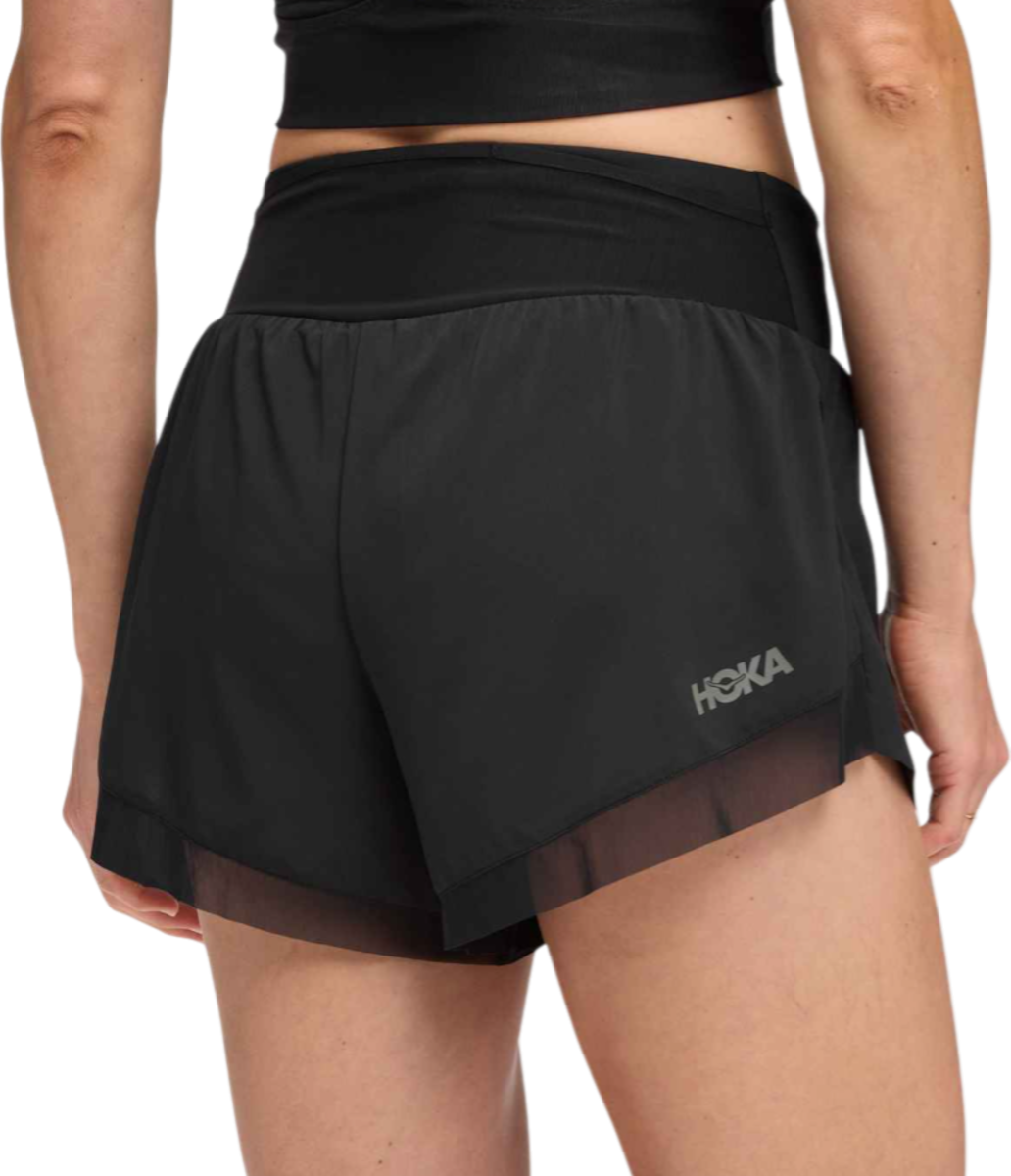Kratke hlače Hoka One One Hoka Glide 4" Shorts Črna | 1176974-blk, 1