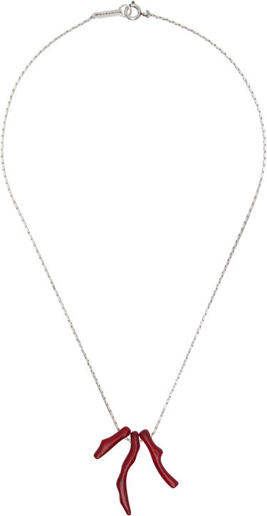 Ogrlica ISABEL MARANT Isabel Marant Jolan Coral Pendant Necklace Rdeča | 25PCO0149HA-C1B11T, 0