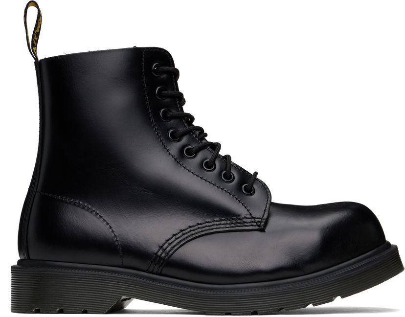 Oblačila Dr. Martens 1460 Analine Steel Toe Boots Črna | 41001001