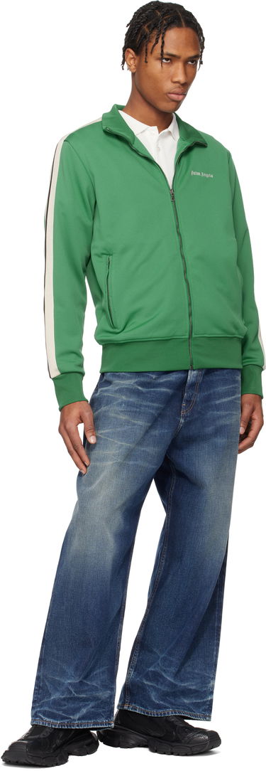 Trenirka Palm Angels Palm Angels Embroidered Logo Track Jacket Zelena | PMBD058S25FAB0015703, 3