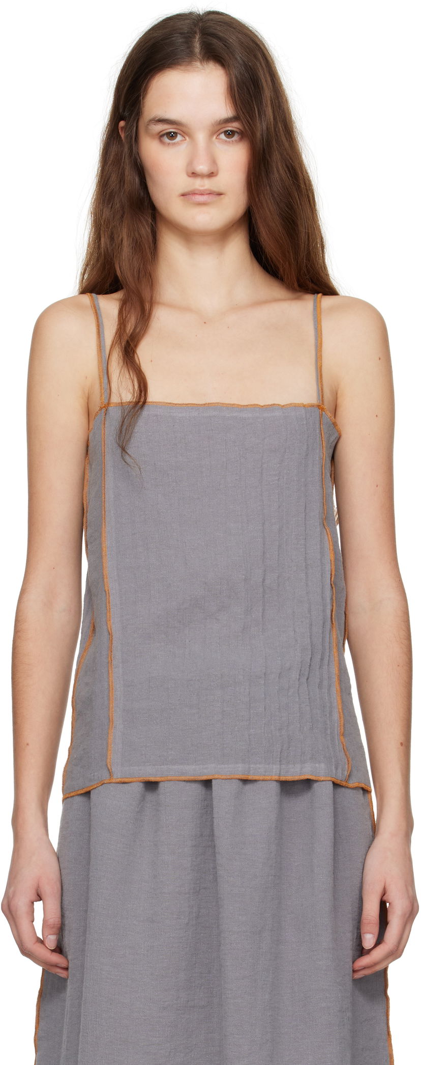 Majica brez rokavov Baserange Baserange Shok Tank Top Siva | TOSKS-LC-SP25