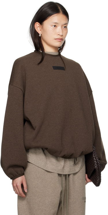 Pulover Fear of God Core Collection Crewneck Heather Wood Rjava | 192SU244682F, 1