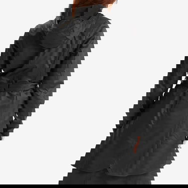 Dežni plašč Rains Curve Long Hooded Rain Jacket, Size L Črna | 18130-84, 3