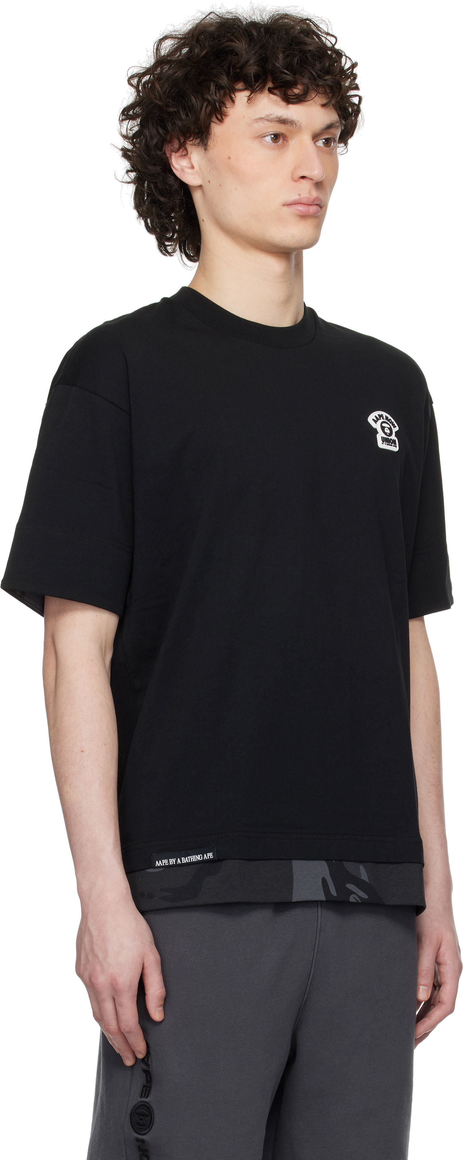 Majica AAPE by A Bathing Ape AAPE by A Bathing Ape Fancy Main T-Shirt Črna | AAPTEM1652XXNBKX, 1