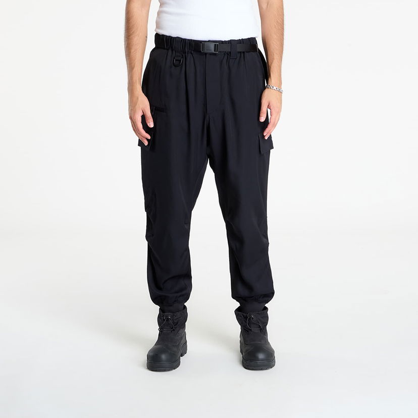 Hlače Y-3 Y-3 Rayon Twill Cuffed Pants Črna | JX7283
