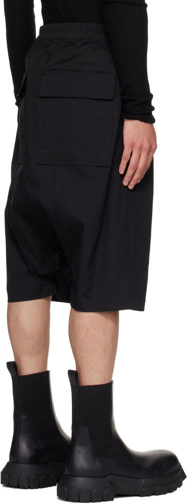 Kratke hlače Rick Owens Rick Owens Pods Shorts Črna | RU02E1384 TE, 2