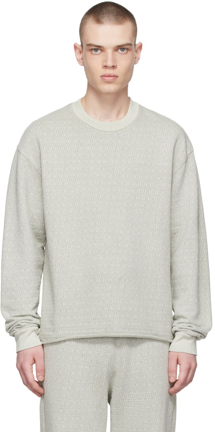 Pulover John Elliott Cotton Sweatshirt Zelena | B206B34926A