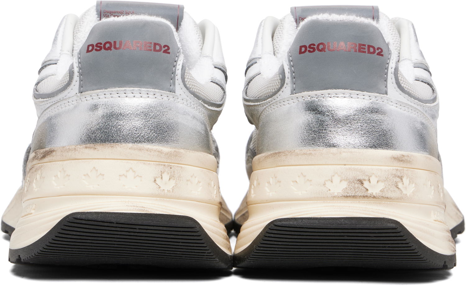 Superge in čevlji DSQUARED2 Dsquared2 Sprinter Bela | SNM0401_34708185, 1
