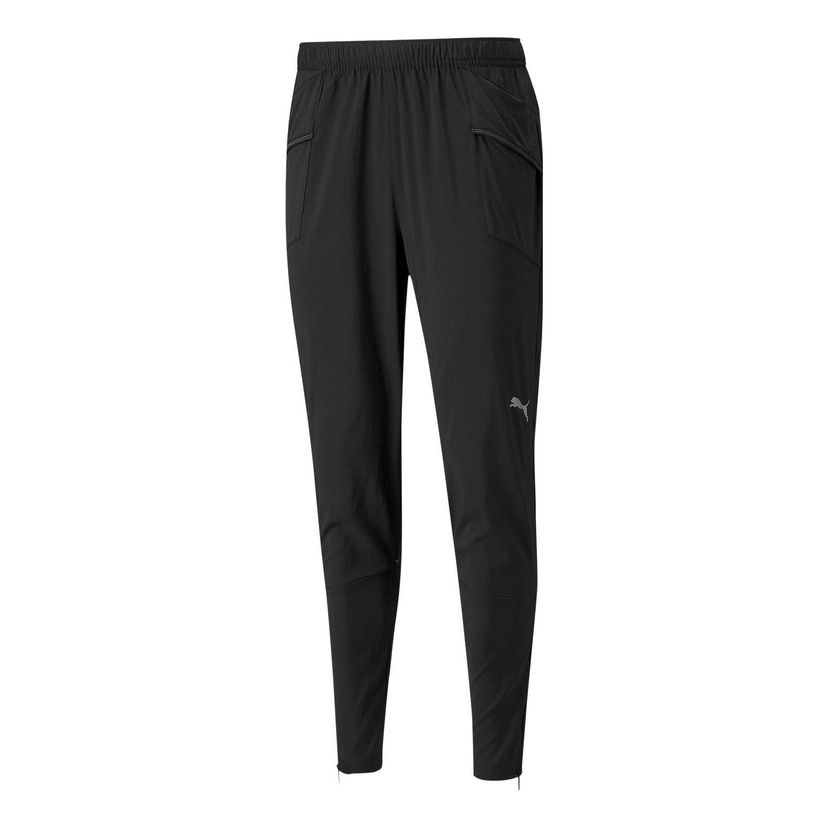 Hlače Puma Tapered Woven Running Pants Črna | 521404-01