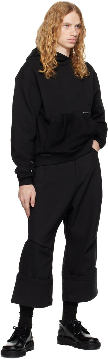 Pulover ADER ERROR Black Patch Pocket Hoodie Črna | BN01FWHD0106BK, 3