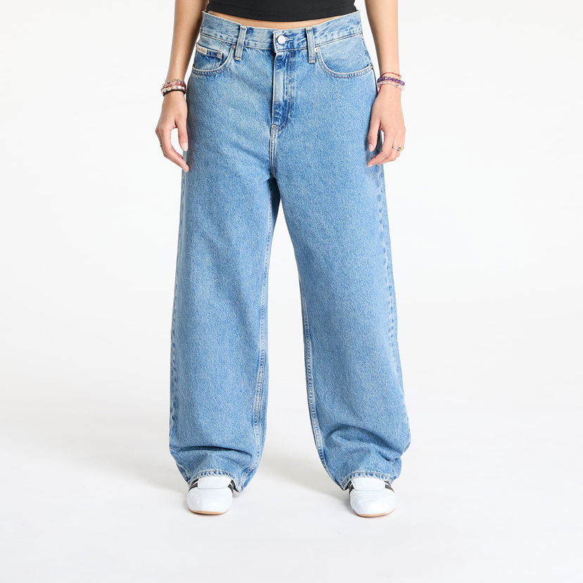 Kavbojke CALVIN KLEIN Calvin Klein Jeans Barrel Jeans W25/L32 Modra | J20J225005 1A4