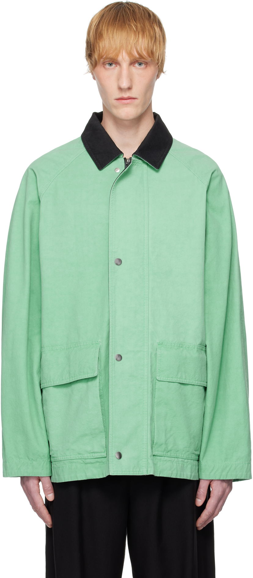 Jakna The Row The Row Diano Chore Jacket Zelena | 936-W3912