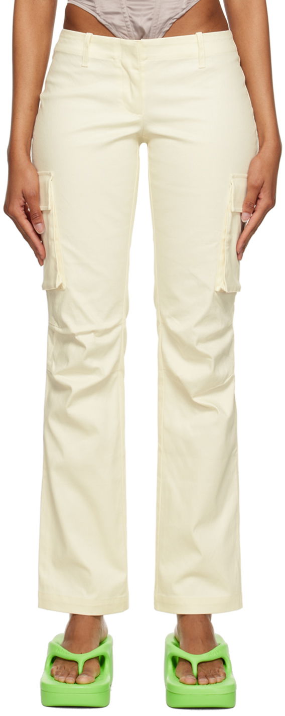Cargo hlače Miaou Miaou Raven Cargo Pants Bež | 1019SCCRM
