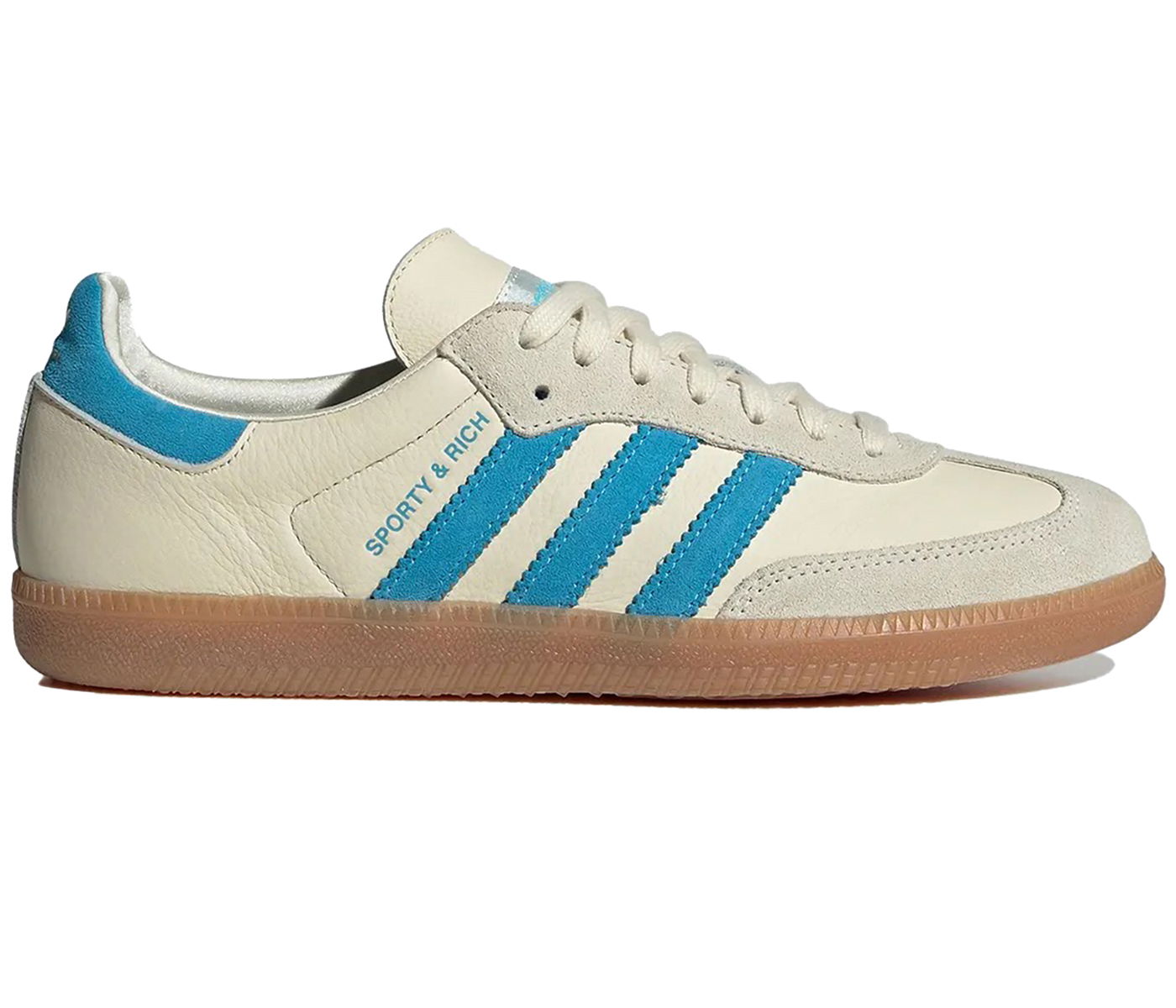 Superge in čevlji adidas Originals Sporty & Rich x Samba OG "Cream Blue" Bež | IE7096, 0