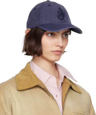 Kapa JW Anderson JW Anderson Anchor Logo Baseball Cap Mornarica | AC0398-FA0453, 3