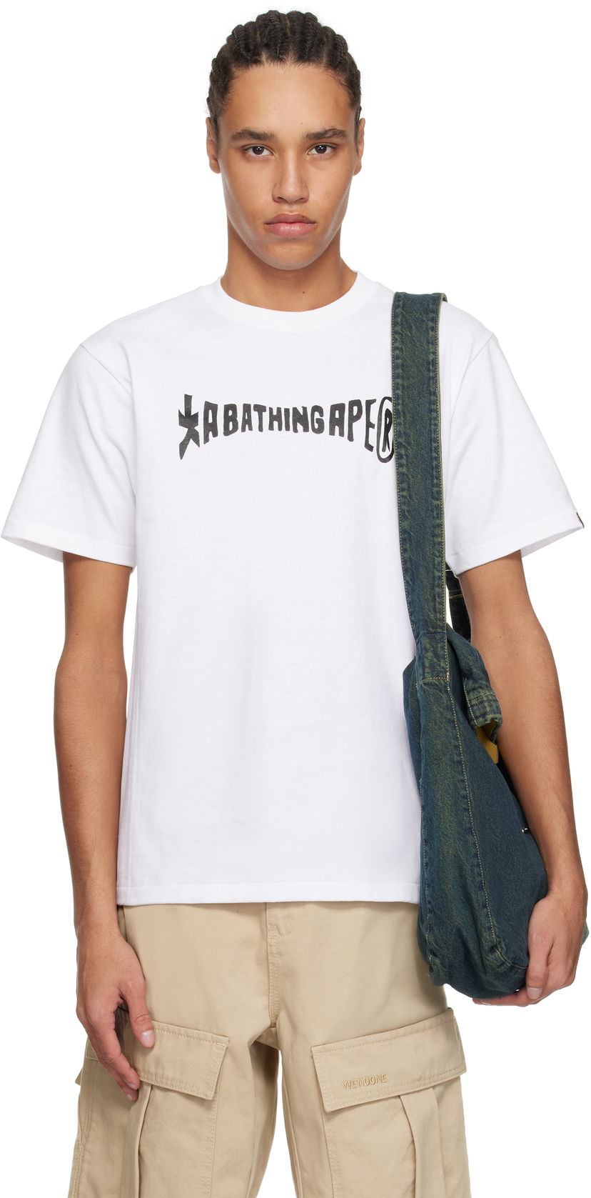 Majica BAPE A Bathing Ape Souvenir T-Shirt Bela | 001TEK801053M