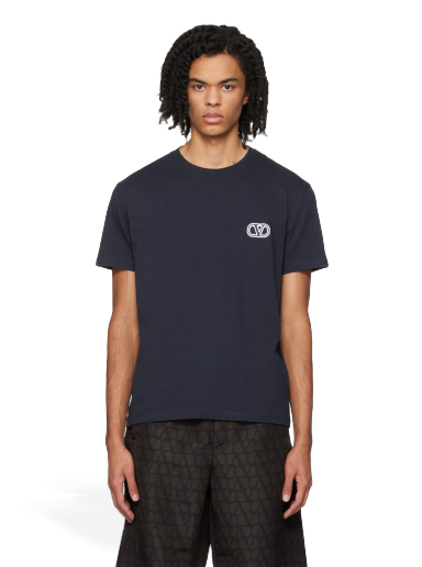 Majica Valentino Appliqué T-Shirt Črna | 4V3MG10V9LJ