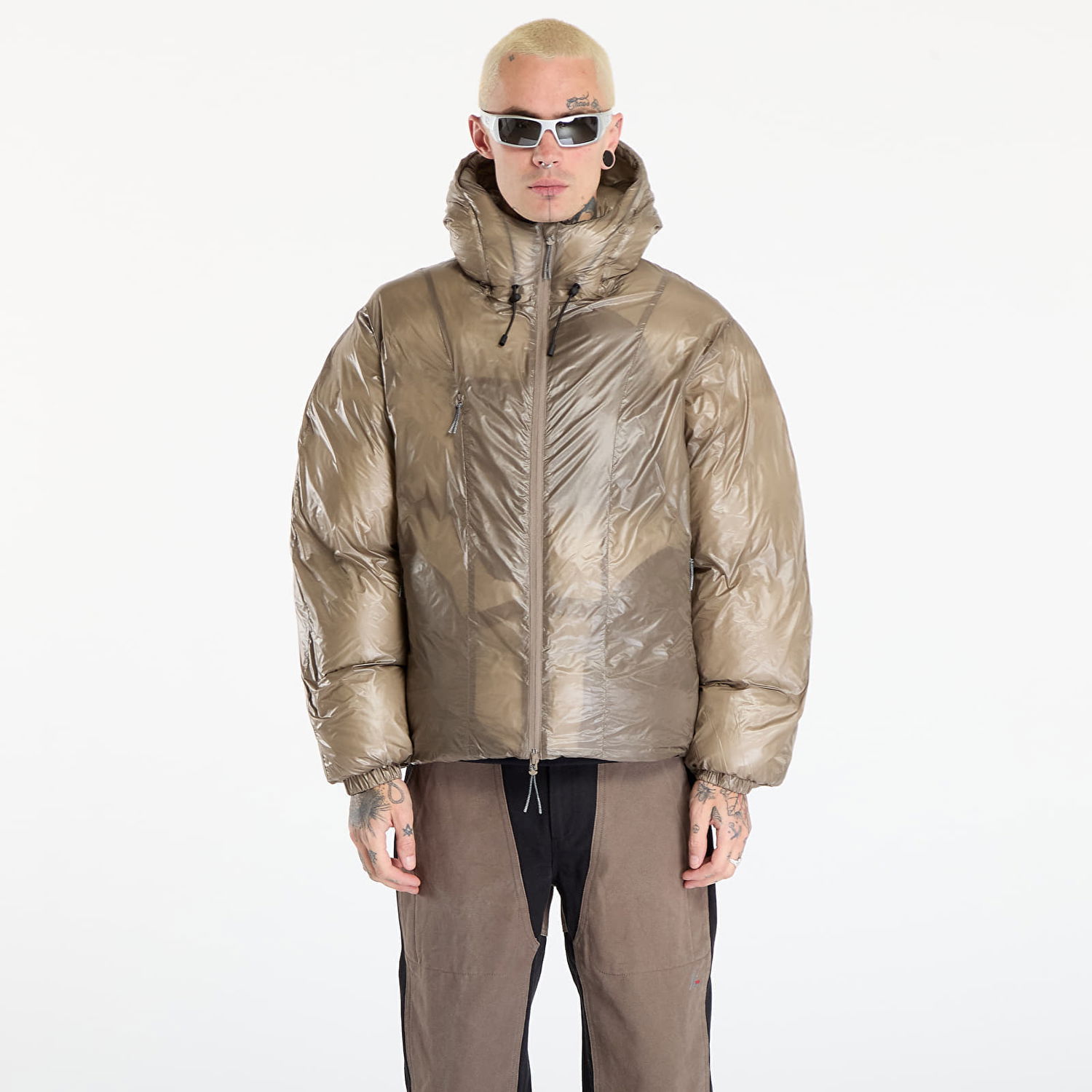 Puhovka ROA Translucent Puffy Synthetic Down Jacket L Bež | RBMW0541FA356 BEG0002, 0
