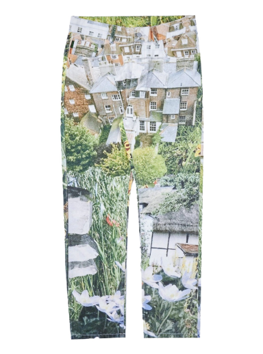 Kavbojke Pleasures Garden 5 Pocket Denim Pants Zelena | P22W042-MULTI