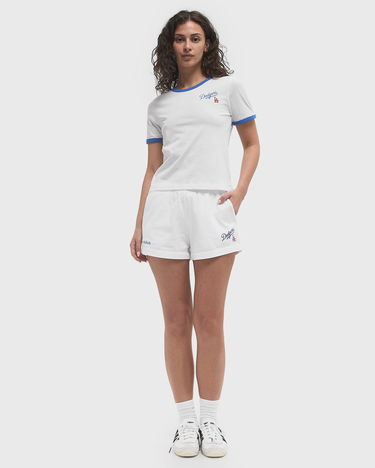 Kratke hlače Sporty & Rich Sporty & Rich Dodgers Disco Shorts Bela | SH037627666WH01, 2