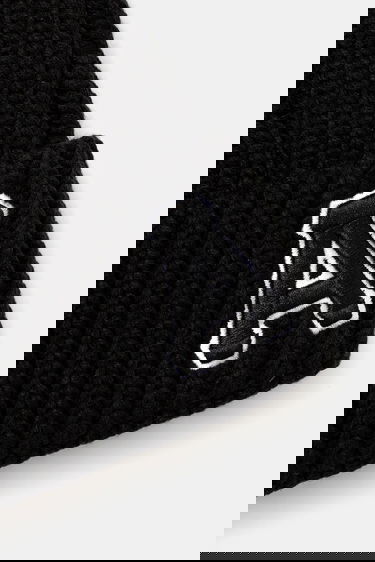 Beanie AAPE by A Bathing Ape A Bathing Ape Aape Main Knit Beanie with Logo Črna | AAPHTM5288XXNBKX, 4