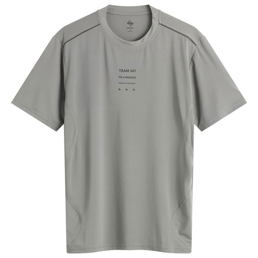Majica Represent Clo 247 Short Sleeve Runner T-Shirt Siva | 247M100018-44