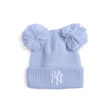 Beanie New Era NY Yankees Double Pom Beanie Modra | 60565276