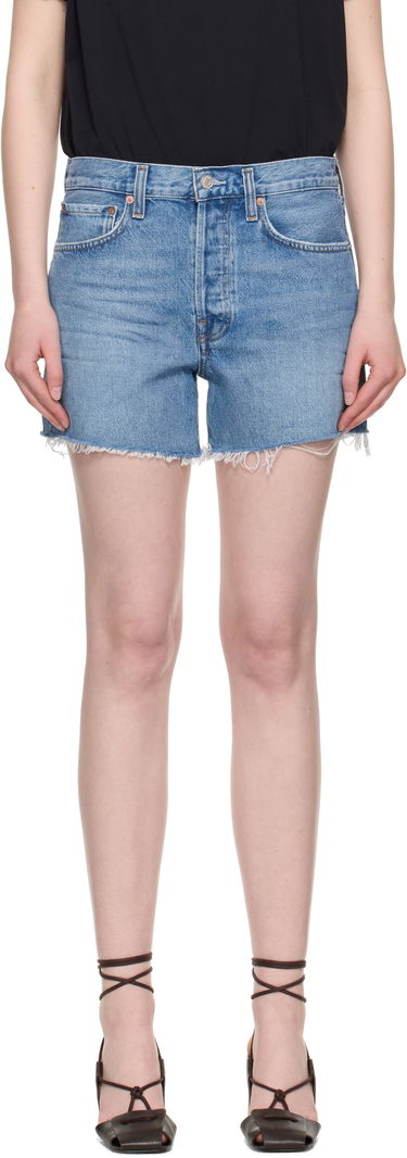 Kratke hlače AGOLDE AGOLDE Parker Long Denim Shorts Modra | A9010-1535, 0