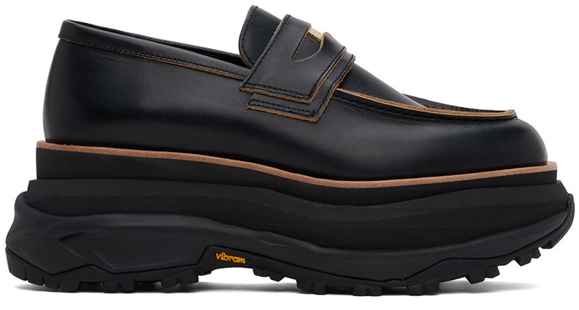 Oblačila sacai sacai Platform Loafers Črna | SCM-239