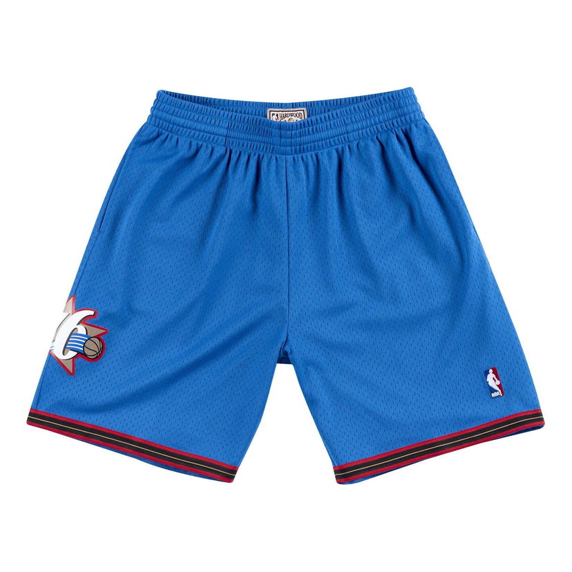 Kratke hlače Mitchell & Ness Mitchell & Ness Philadelphia 76ers 1999-00 Swingman Shorts Modra | SMSHGS18034-P76ROYA99