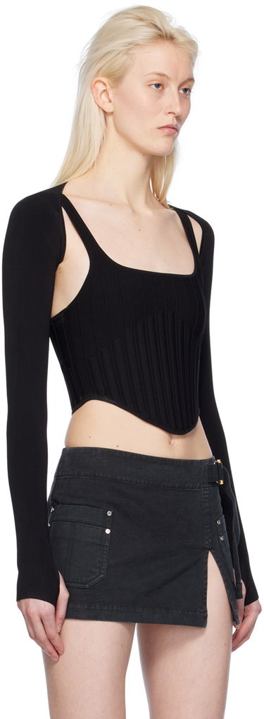 Krila Dion Lee Ventral Compact Corset Top Črna | A7772PS24, 1