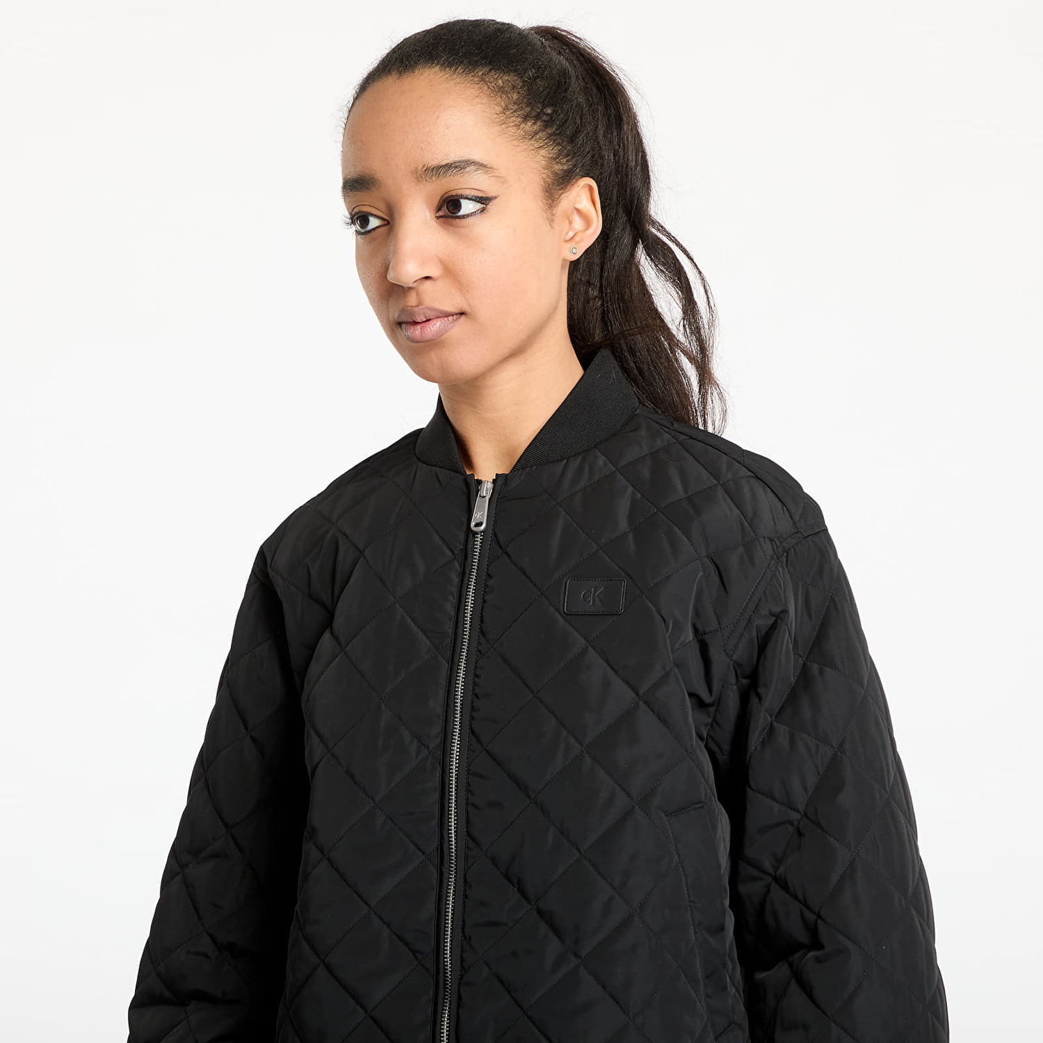 Bomber jakna CALVIN KLEIN Calvin Klein Jeans Women's Quilted Bomber Jacket Črna | J20J224701 BEH, 1