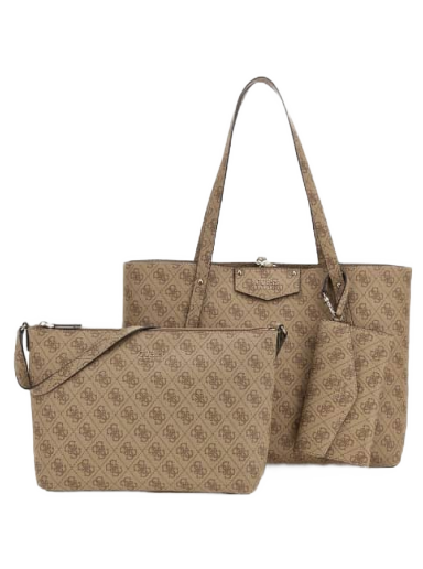 Torba za čez ramo GUESS Brenton 4G Logo Eco Shoulder Bag Rjava | HWEBG839023