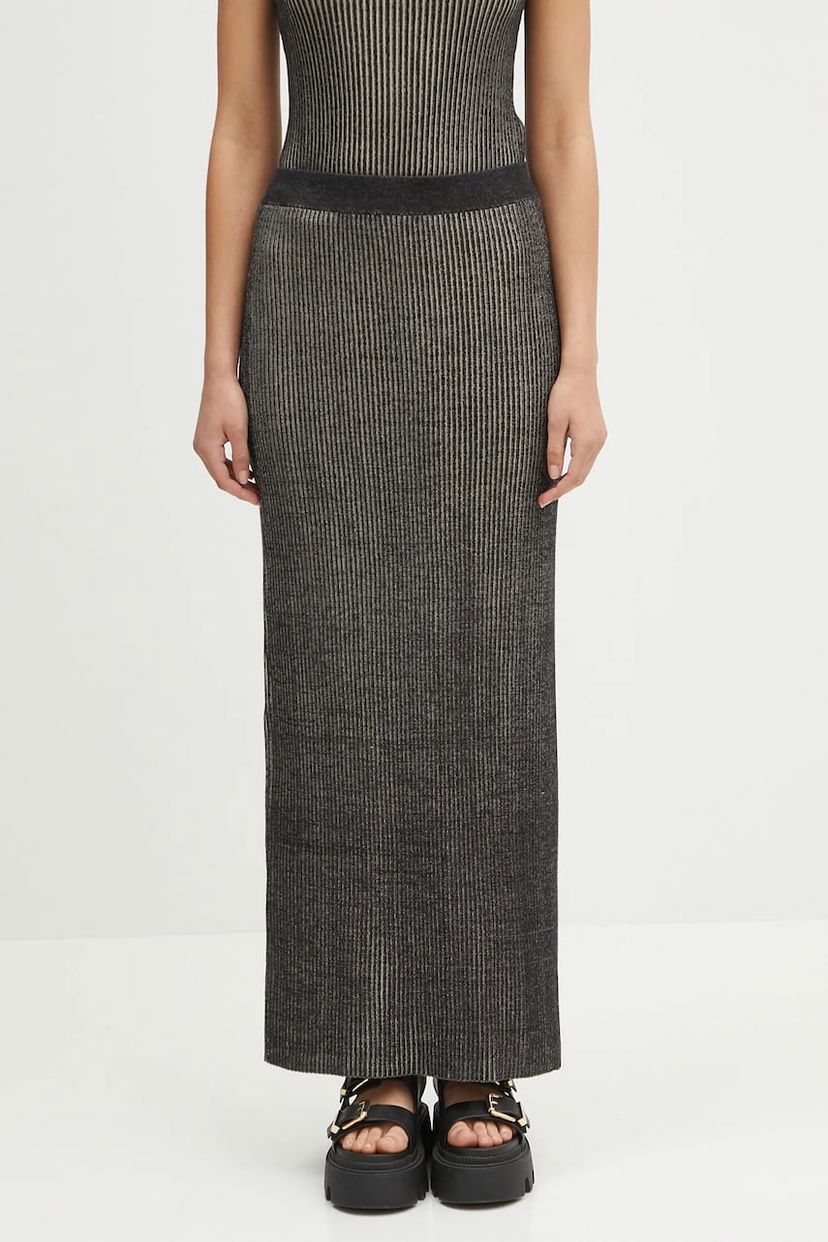 Krila Samsoe Samsoe Samsøe Samsøe Sacheryl Maxi Pencil Skirt Siva | F25100047