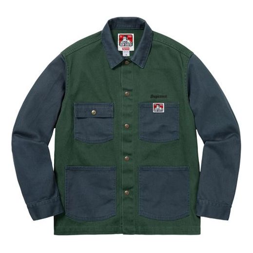 Srajce Supreme Ben Davis Chore Coat Zelena | SUP-FW19-384