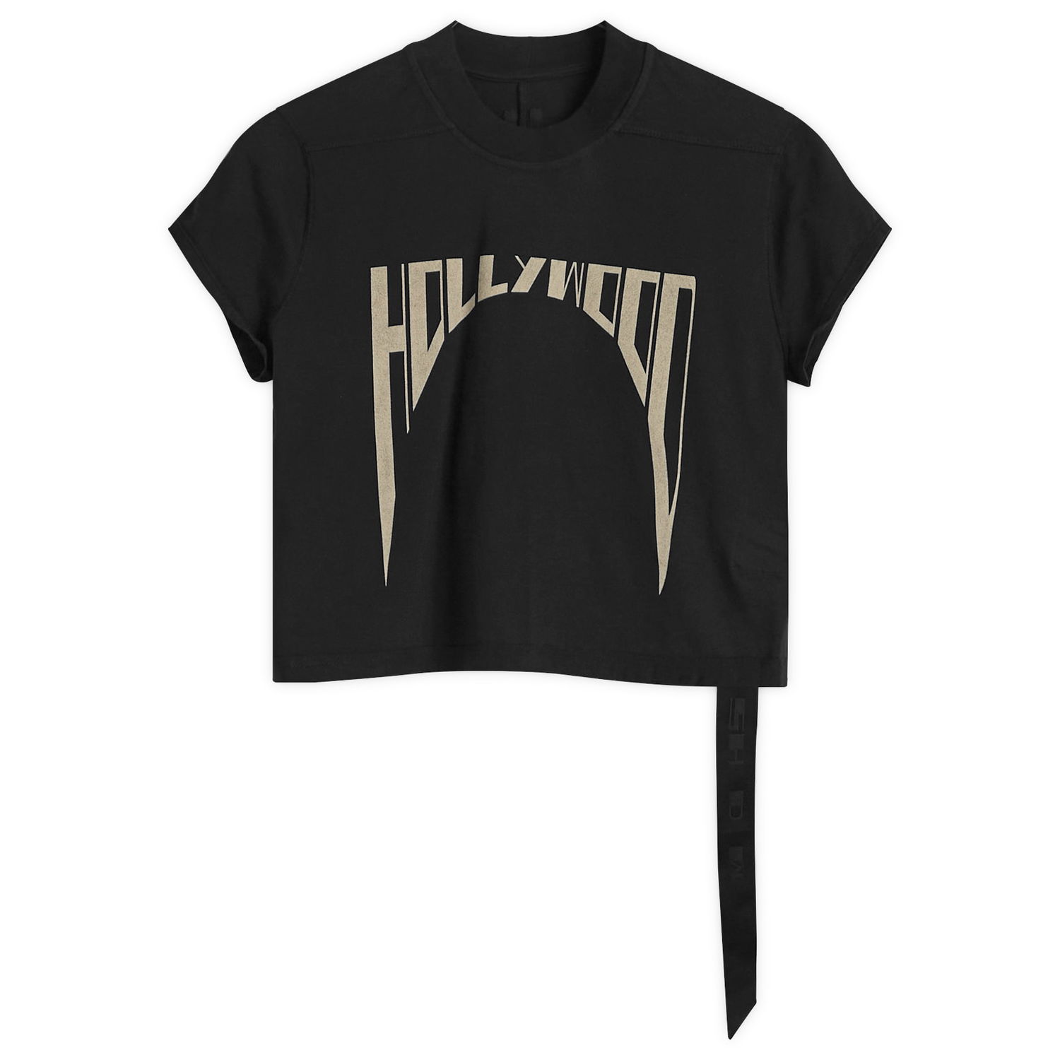 Krop-top Rick Owens Rick Owens DRKSHDW Cropped Small Level T-Shirt, Size Large Črna | DS01E3207-RNEP2-0908, 1