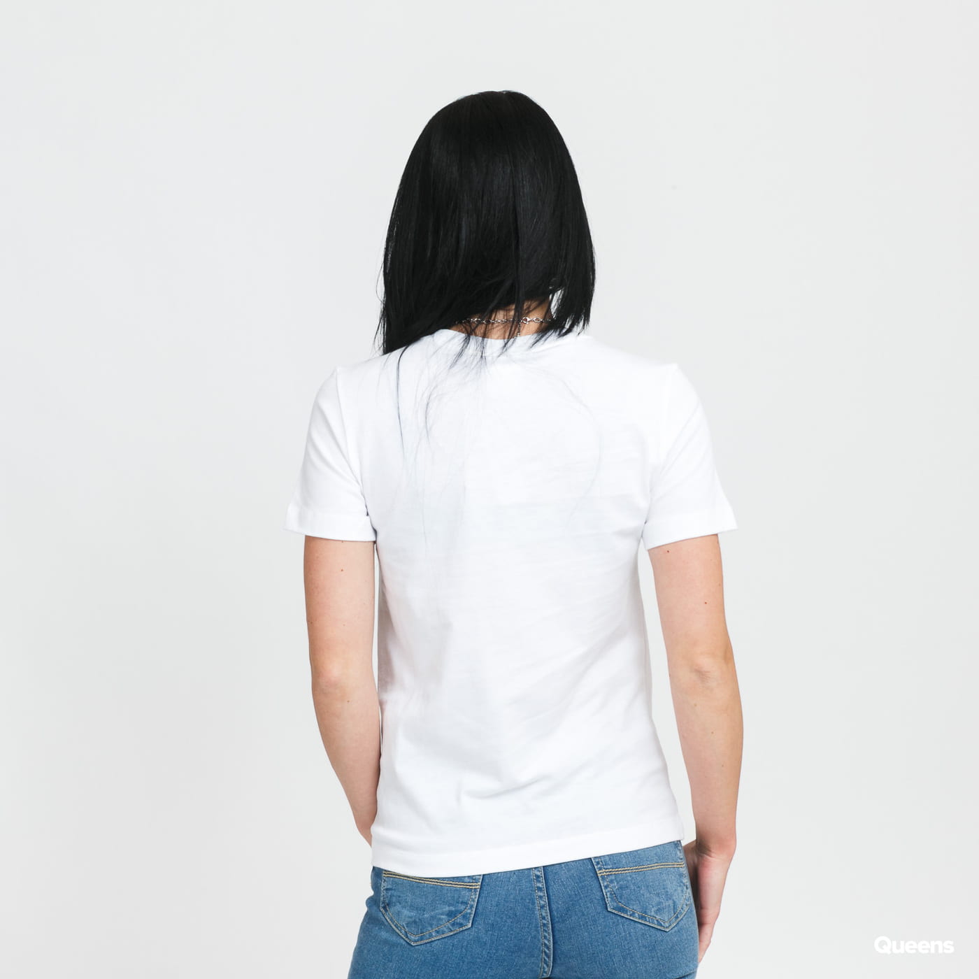 Majica Champion Script Logo Bela | 114472 WW001, 1