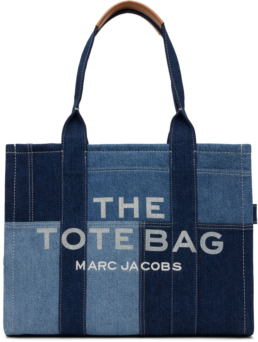 Tote bag Marc Jacobs Marc Jacobs 'The' Large Denim Tote Bag Modra | H018M06FA21