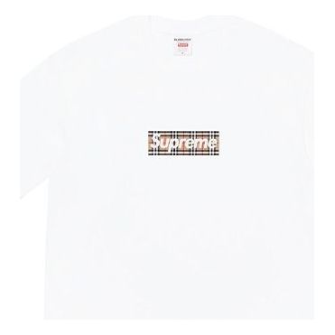 Majica Supreme Burberry Box Logo T-Shirt Bela | SUP-SS22-127
