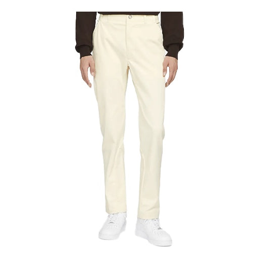 Hlače Nike ESC Series Solid Color Straight-Leg Casual Pants Bež | DH2874-790